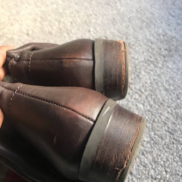 Tommy Hilfiger Leather Riding Boots - Picture 6 of 8